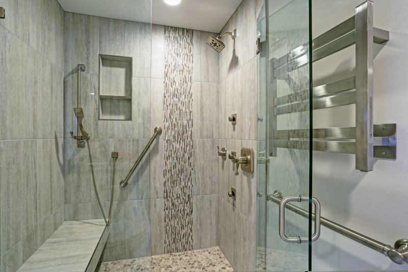 Shower with LED Lighting